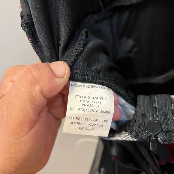 Y2K Mesh Halter Dress Dark Romance Floral Soft Goth Fairy Grunge Vintage Glam - Picture 7 of 8